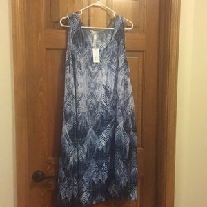 NWT layered chiffon dress